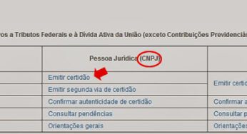 Como emitir Certidão Negativa de débitos – CND