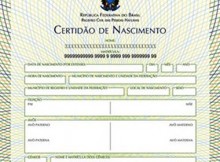 Certidão de Nascimento