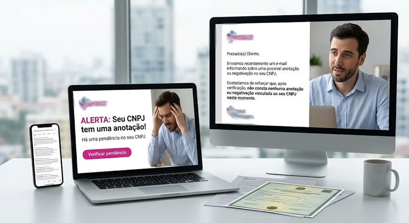 Alerta falso da Serasa?